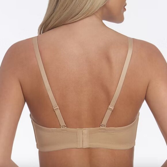 Dominique Bella Seamless Hidden Wire Strapless Bra- 3600 , Mocha Sz 40D 925531 - Picture 3 of 5